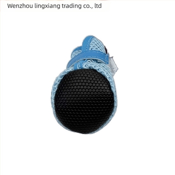 Lingxiang Nyári Lélegző Hálós Kutya Szandálok Kicsi Fajtáknak – Ötvözet Anyag, Kopásálló, Piszkoság-ellenálló, Univerzális illesztés