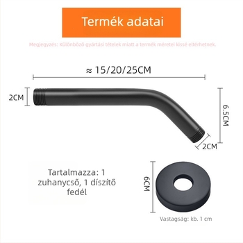 Falba épített rozsdamentes acél zuhanykar, modern egyszerű stílus.