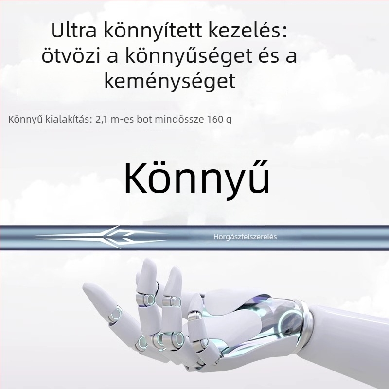 Kültéri hordozható karbon torony típusú horgászbot tartó, többirányú forgással