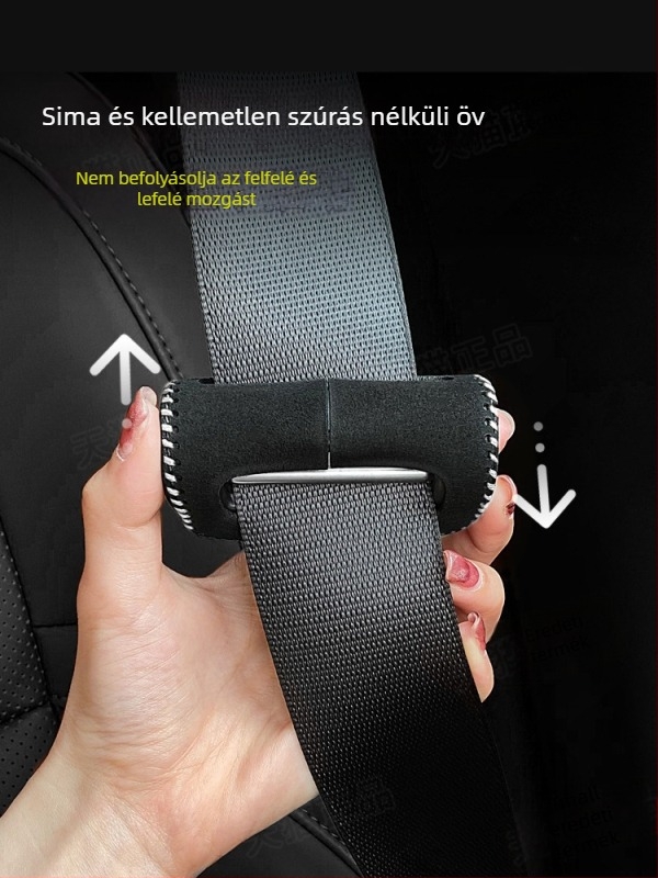 Net Fox Audi biztonsági öv védő sapka A4L A6L Q5L A7 Q3 A3L Q2L – Nappa antibakteriális bőr, nyomtatott logó, testreszabható