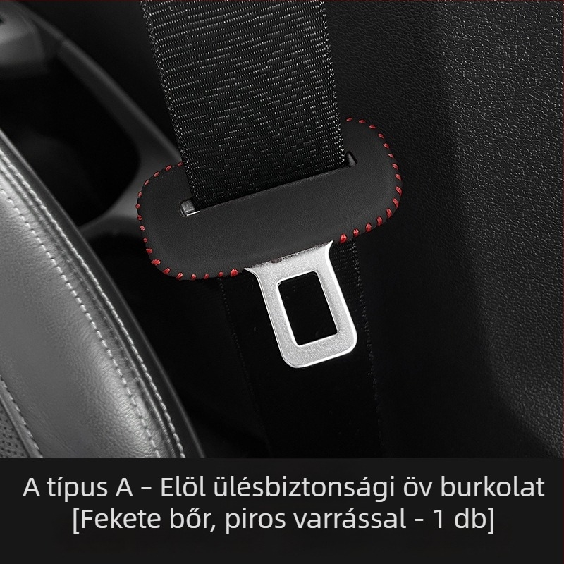 Net Fox Audi biztonsági öv védő sapka A4L A6L Q5L A7 Q3 A3L Q2L – Nappa antibakteriális bőr, nyomtatott logó, testreszabható