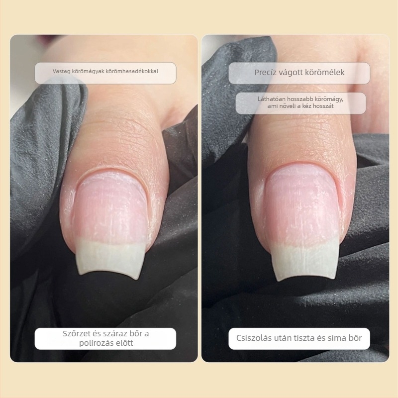 30 darabos emery csiszolófej készlet körömápoláshoz — előkészítésre és polírozásra, kompatibilis körömdrill-le