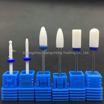 Kerámia csiszolófej elektromos körömfúróhoz, rozsdamentes acél, nettó tömeg 8 g, felületcsiszoló eszköz