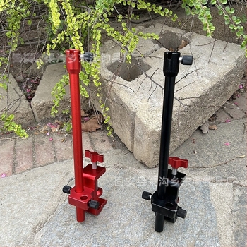 Alumíniumötvözetből készült univerzális horgászplatform-állvány előre szerelt bottartóval, multifunkcionális váz