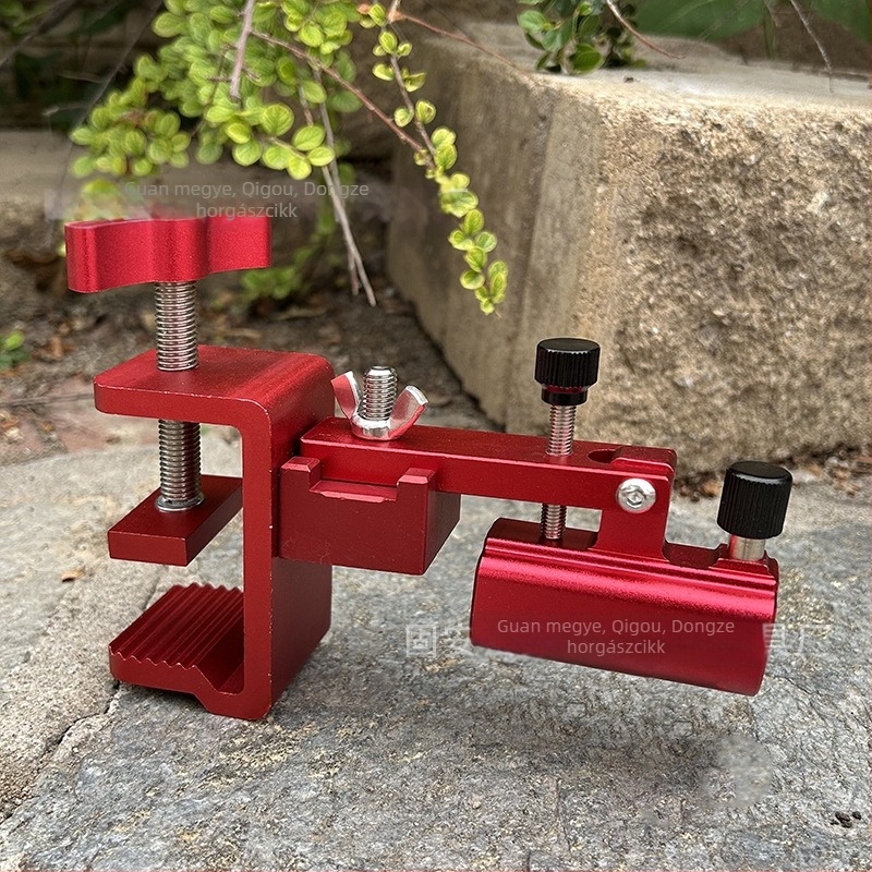 Alumíniumötvözetből készült univerzális horgászplatform-állvány előre szerelt bottartóval, multifunkcionális váz