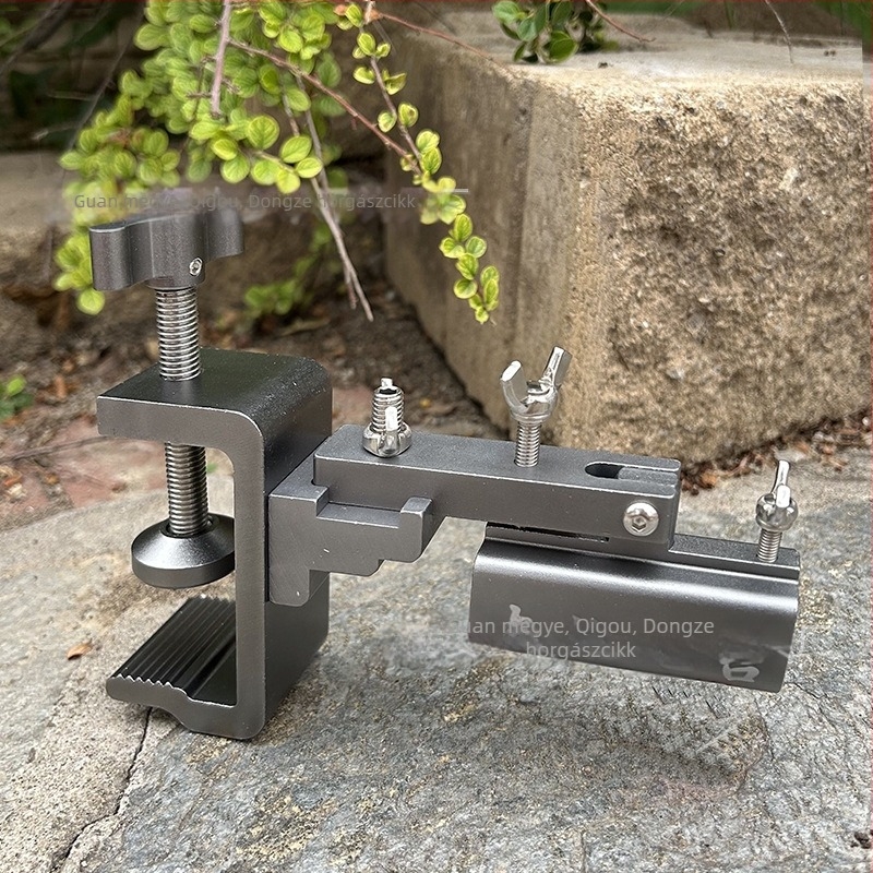 Alumíniumötvözetből készült univerzális horgászplatform-állvány előre szerelt bottartóval, multifunkcionális váz