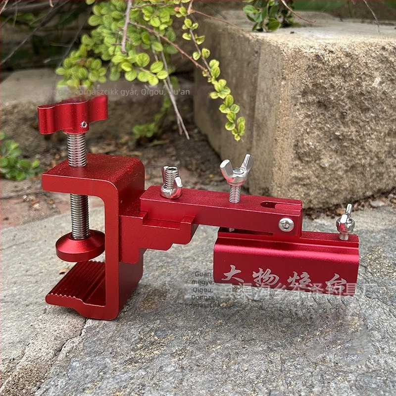 Alumíniumötvözetből készült univerzális horgászplatform-állvány előre szerelt bottartóval, multifunkcionális váz