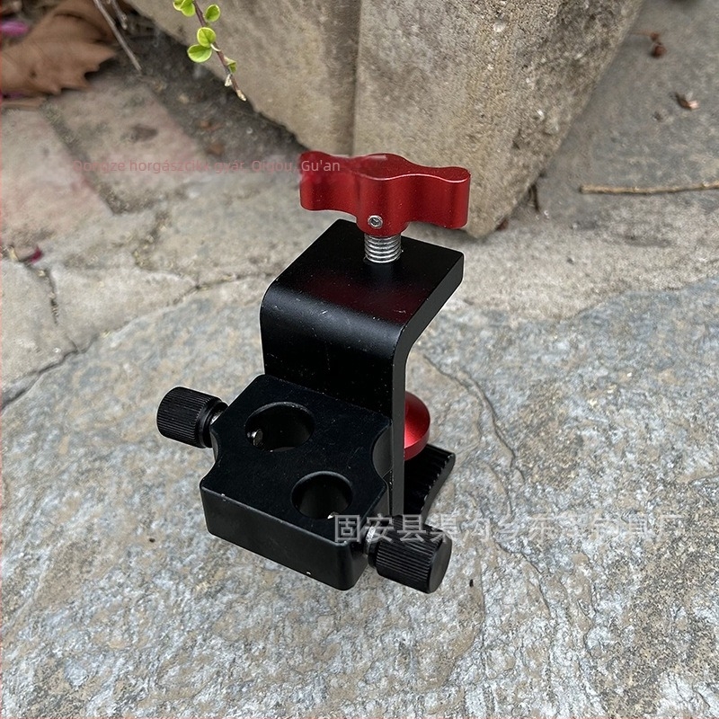 Alumíniumötvözetből készült univerzális horgászplatform-állvány előre szerelt bottartóval, multifunkcionális váz