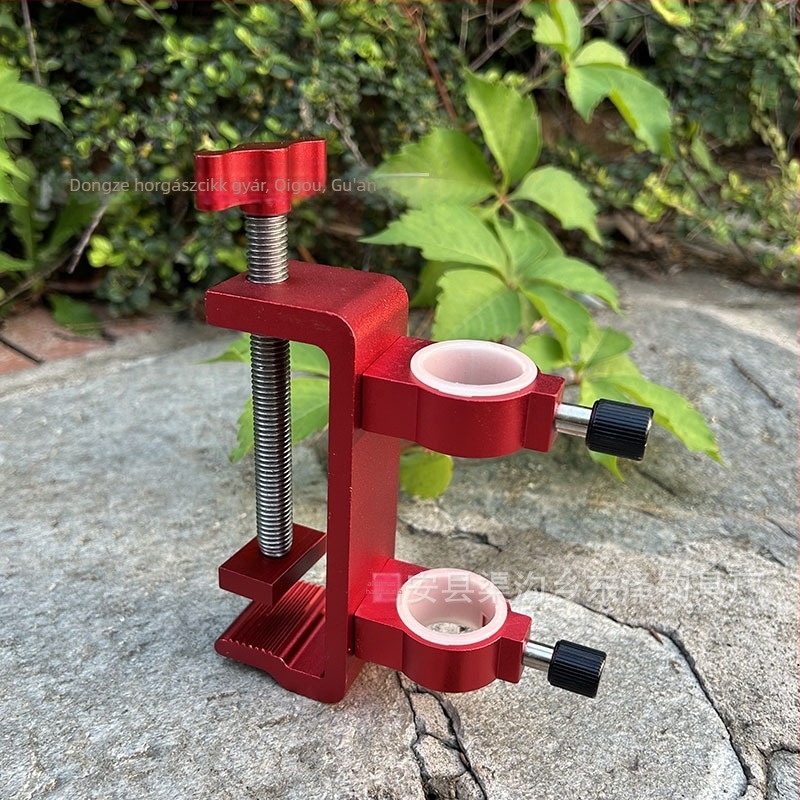 Alumíniumötvözetből készült univerzális horgászplatform-állvány előre szerelt bottartóval, multifunkcionális váz