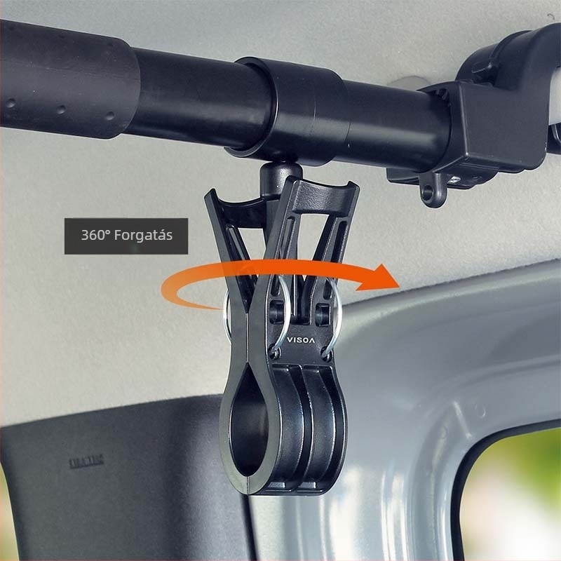 YAC Autó ruhatartó – hátsó üléshez, kihúzható ruhatartó, PVC anyag, modell Car Drying Rack, testreszabott feldolgozás