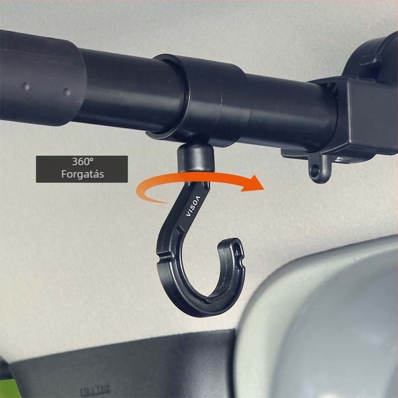 YAC Autó ruhatartó – hátsó üléshez, kihúzható ruhatartó, PVC anyag, modell Car Drying Rack, testreszabott feldolgozás