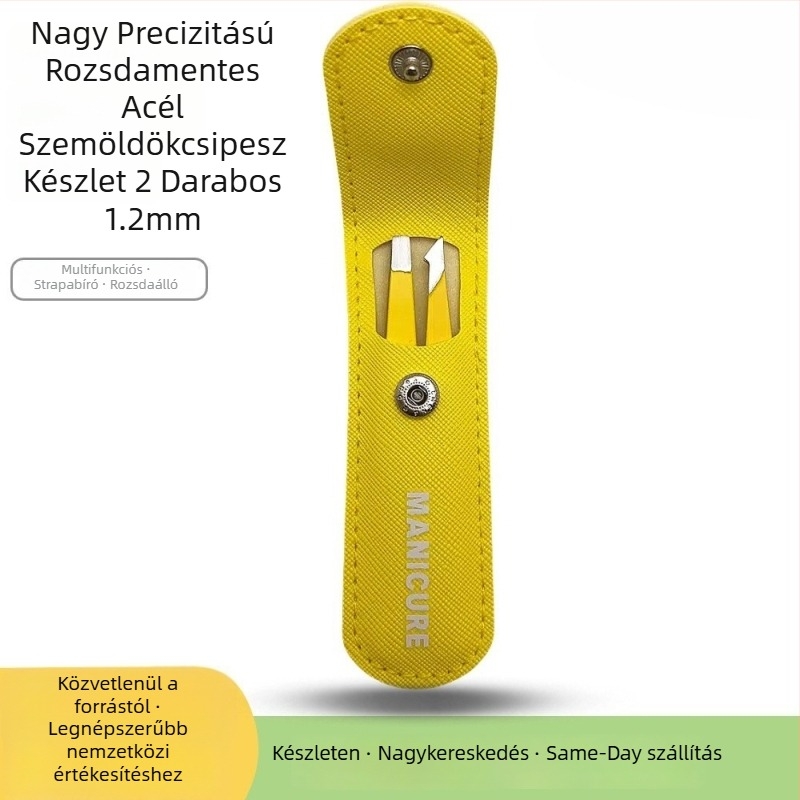 Woneng szemöldökcsipesz – 4 darabos készlet, rozsdamentes acél, kód WN789