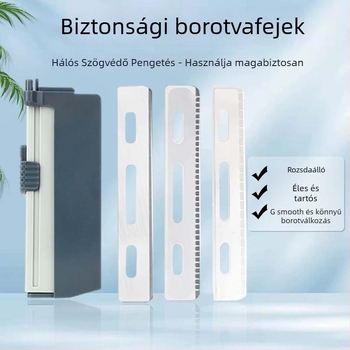 Szemöldökformázó kés acél pengével, márka nélküli, otthoni használatra