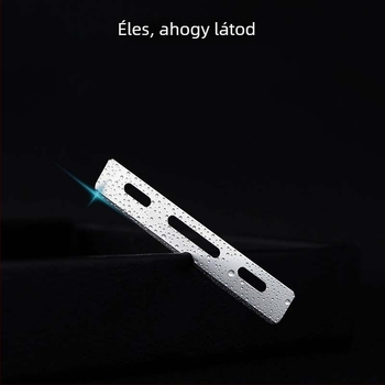 Szemöldökformázó kés acél pengével, márka nélküli, otthoni használatra