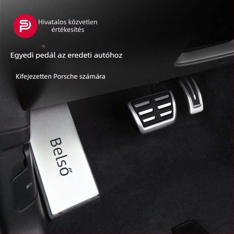 Porsche gáz- és fékpedál készlet — alumíniumötvözet, testreszabott feldolgozás, modell Shenpai-WAP202333