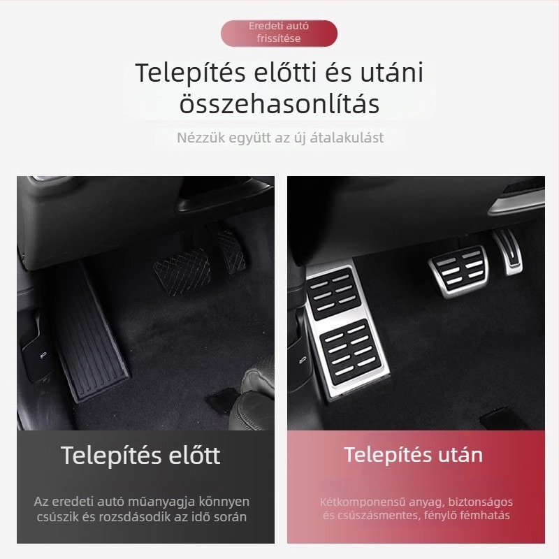 Porsche gáz- és fékpedál készlet — alumíniumötvözet, testreszabott feldolgozás, modell Shenpai-WAP202333