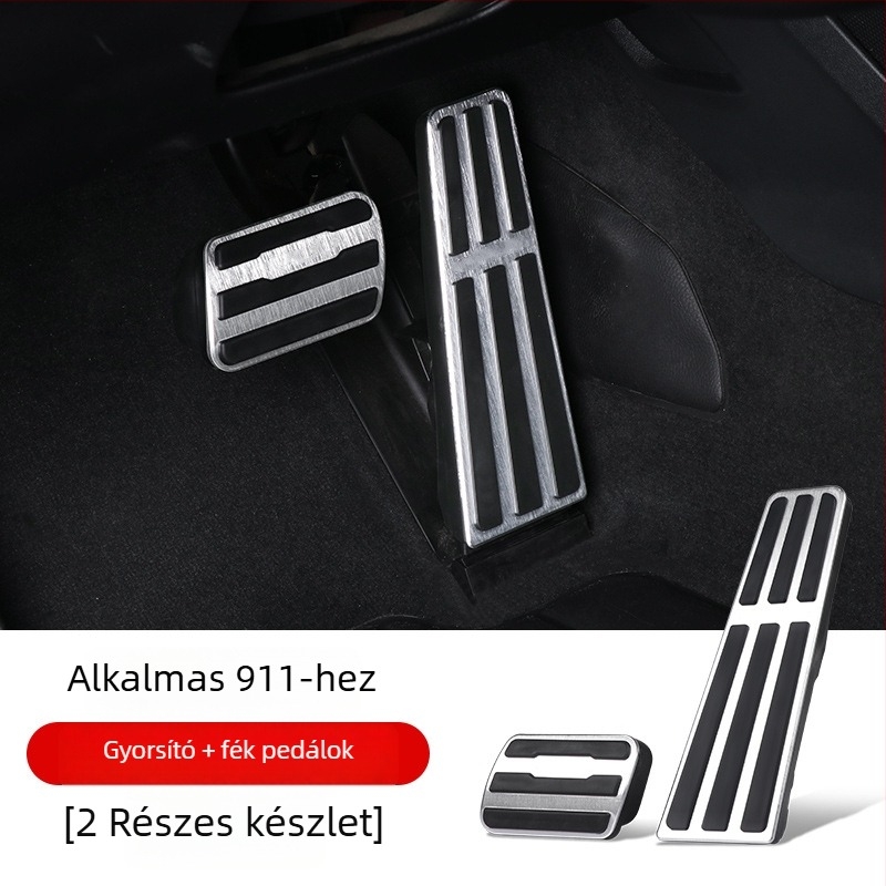 Porsche gáz- és fékpedál készlet — alumíniumötvözet, testreszabott feldolgozás, modell Shenpai-WAP202333