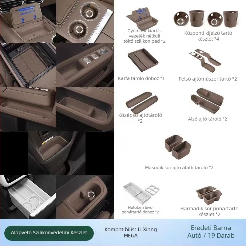 Szilikon belső autópadló-matracok készlete – modell Ideal Mega Home/Ultra, anyag: szilikon, feldolgozás és testreszabás nélkül, reklám-promócióhoz és üzleti ajándékokhoz alkalmas