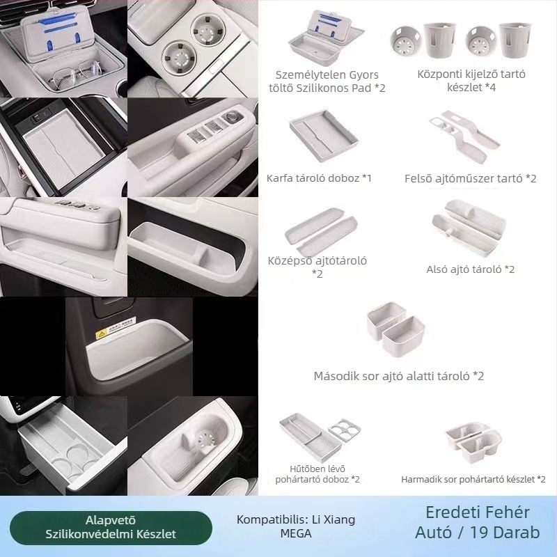 Szilikon belső autópadló-matracok készlete – modell Ideal Mega Home/Ultra, anyag: szilikon, feldolgozás és testreszabás nélkül, reklám-promócióhoz és üzleti ajándékokhoz alkalmas