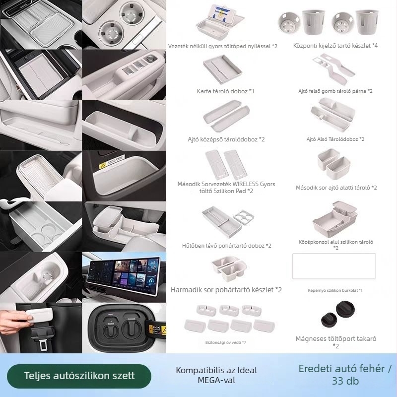 Szilikon belső autópadló-matracok készlete – modell Ideal Mega Home/Ultra, anyag: szilikon, feldolgozás és testreszabás nélkül, reklám-promócióhoz és üzleti ajándékokhoz alkalmas