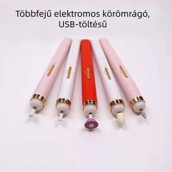 Elektronikus körömcsiszoló fúró manikűrhöz és pedikűrhöz – polírozás, hámlasztás és elhalt bőr eltávolítása; Anyag: műanyag; Kategória: körömdíszítő eszközök; Márka: How Cute; Nettó tartalom: 70.5