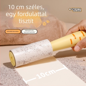 Szöszmentesítő roller - Cute Cartoon, műanyag test, otthoni használatra, macska- és kutyaszőr eltávolítása, ruhákat nem karcolja