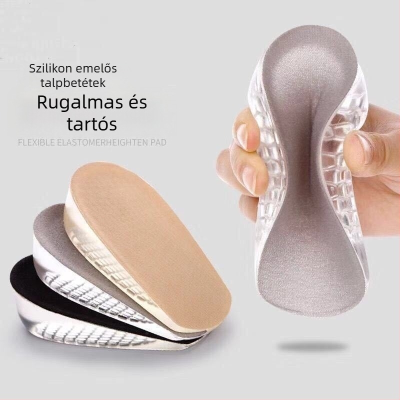 Martin csizmához láthatatlan magasságot növelő talpbetét – vastag PU középtalp, műszőr belső bélés, uniszex, egész éves használat
