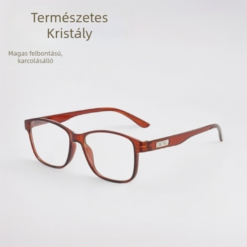 Olvasószemüveg keret nélküli, ovális forma, vintage művészi stílus, HD lencsék anti-fáradtság és kékfény elleni védelem, felnőtteknek, Trinocular márka