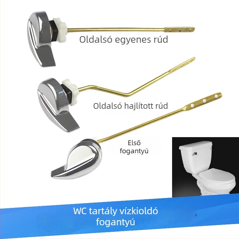 WC tartály öblítő kulcs | Anyagok: réz, ABS, cinkötvözet, vast réz rúd | Használat módja: kapcsoló | Öblítő kapacitás: 6