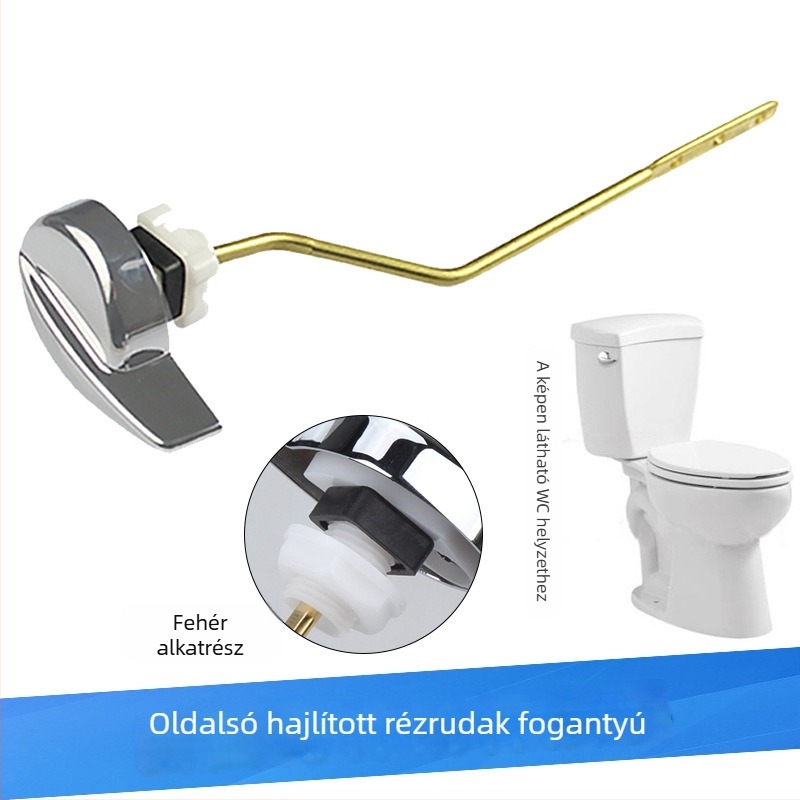 WC tartály öblítő kulcs | Anyagok: réz, ABS, cinkötvözet, vast réz rúd | Használat módja: kapcsoló | Öblítő kapacitás: 6