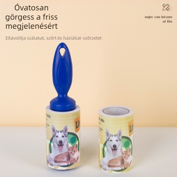 Aromás ruhaszösz-roller, cserélhető papírokkal, műanyagból