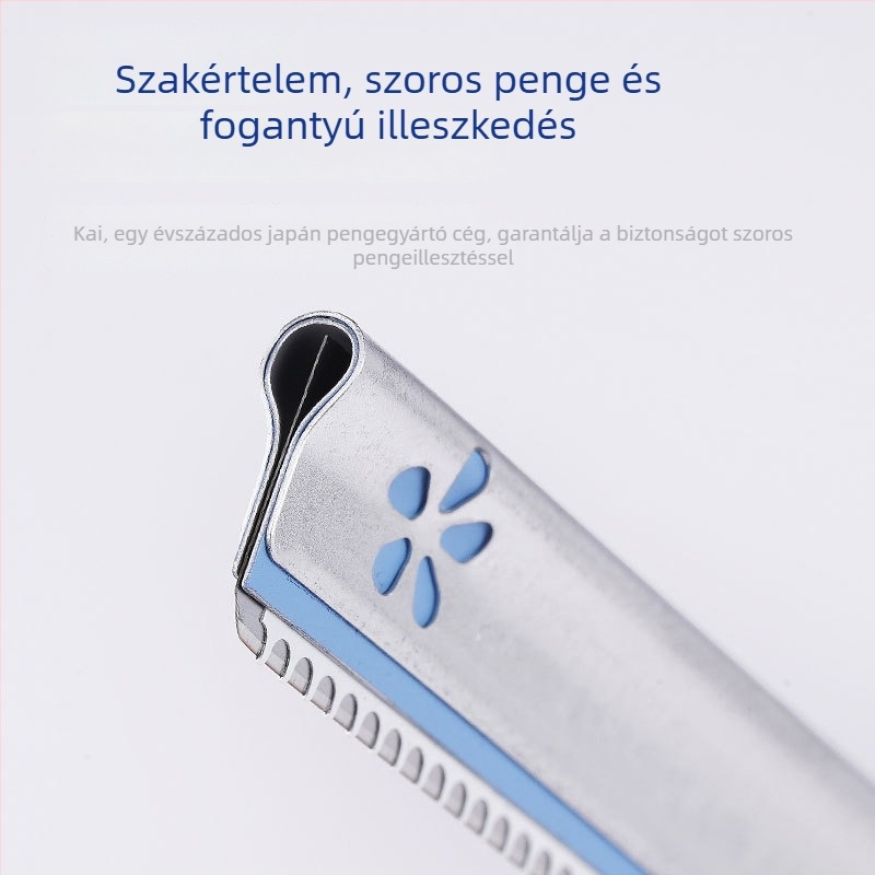 Szemöldöknyíró készlet kés-típusú anti-karcoló pengével – szemöldökhöz és testszőrökhöz – uniszex