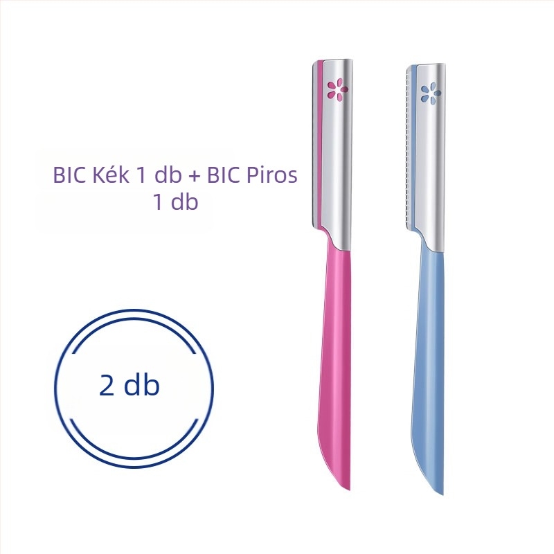 Szemöldöknyíró készlet kés-típusú anti-karcoló pengével – szemöldökhöz és testszőrökhöz – uniszex