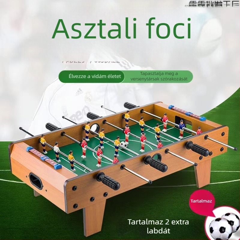 Gyerekeknek szóló asztali foci - két játékos, interaktív családi társasjáték