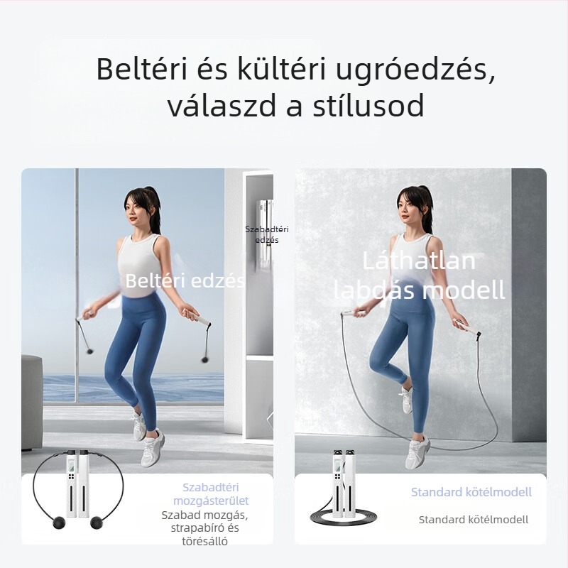 Elektronikus számoló ugrókötele, vezeték nélküli kettős használat terheléssel, ABS test, Yin Fire márka, Shenzhen, Guangdong, megjelenés tél 2025