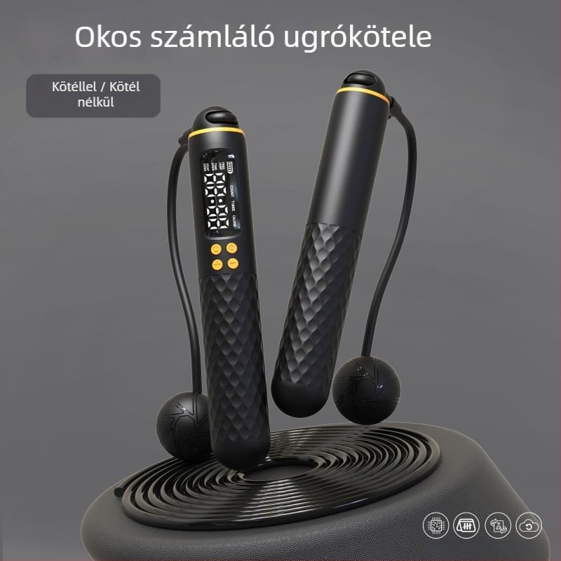 Elektronikus számoló ugrókötele, vezeték nélküli kettős használat terheléssel, ABS test, Yin Fire márka, Shenzhen, Guangdong, megjelenés tél 2025