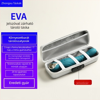 Jelszóval zárható EVA tároló doboz szexjátékokhoz, modell bh1316, diszkrét kemény burkolat