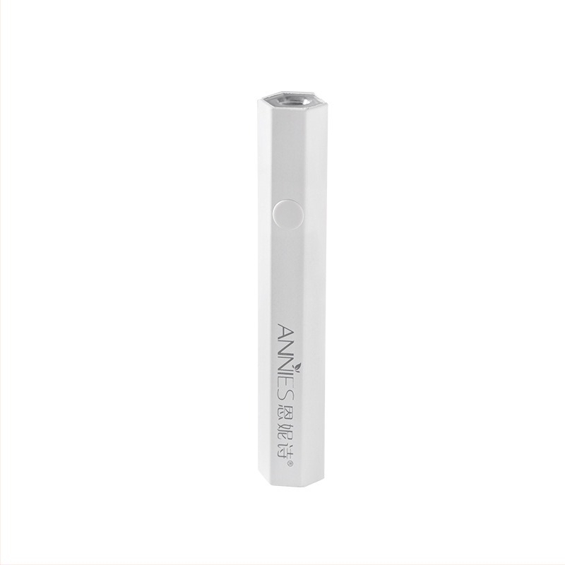 Hatszögletű kézben tartható fototerápiás lámpa manikűrhöz, újratölthető akkumulátorral