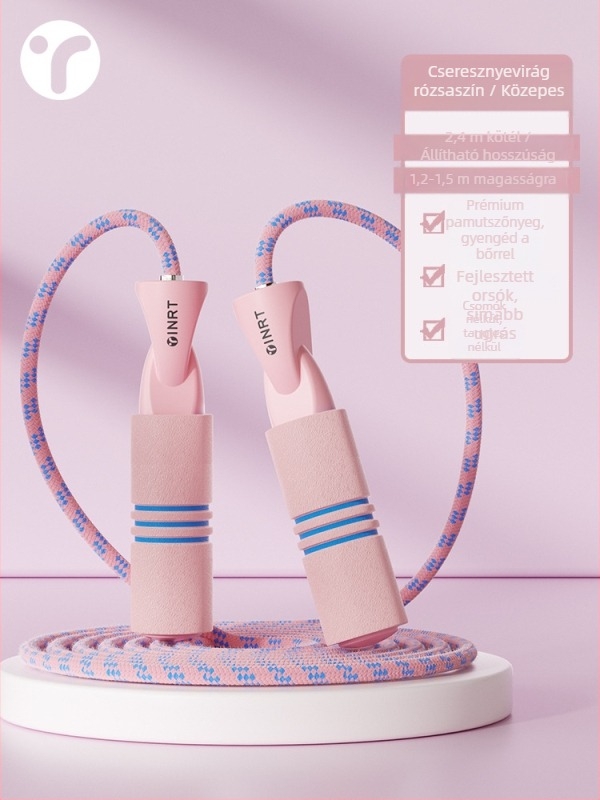 Kötél ugrókötél – fonott kötélből készült, közönséges típus, első osztályos diákoknak, 5 éves kortól, 2024 ősz kiadás