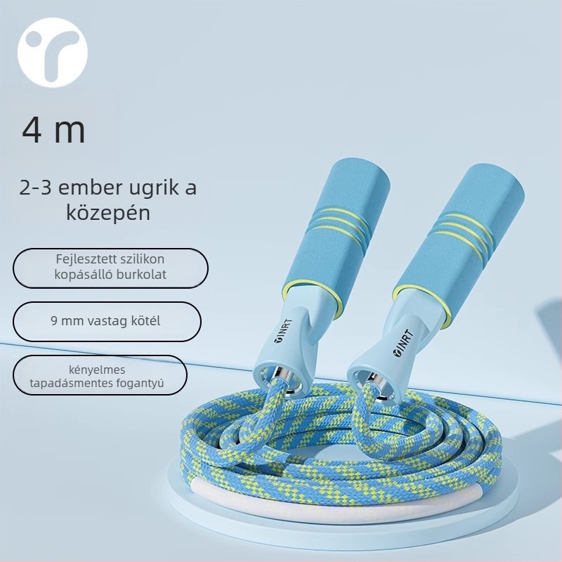 Kötél ugrókötél – fonott kötélből készült, közönséges típus, első osztályos diákoknak, 5 éves kortól, 2024 ősz kiadás