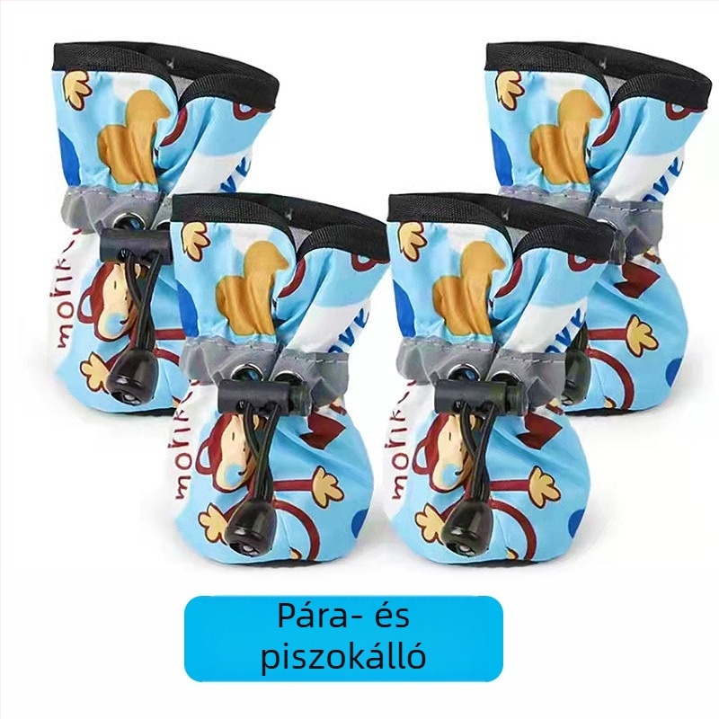 Kutyacipők – nyári, textilből készült, csúszásmentes, meleg