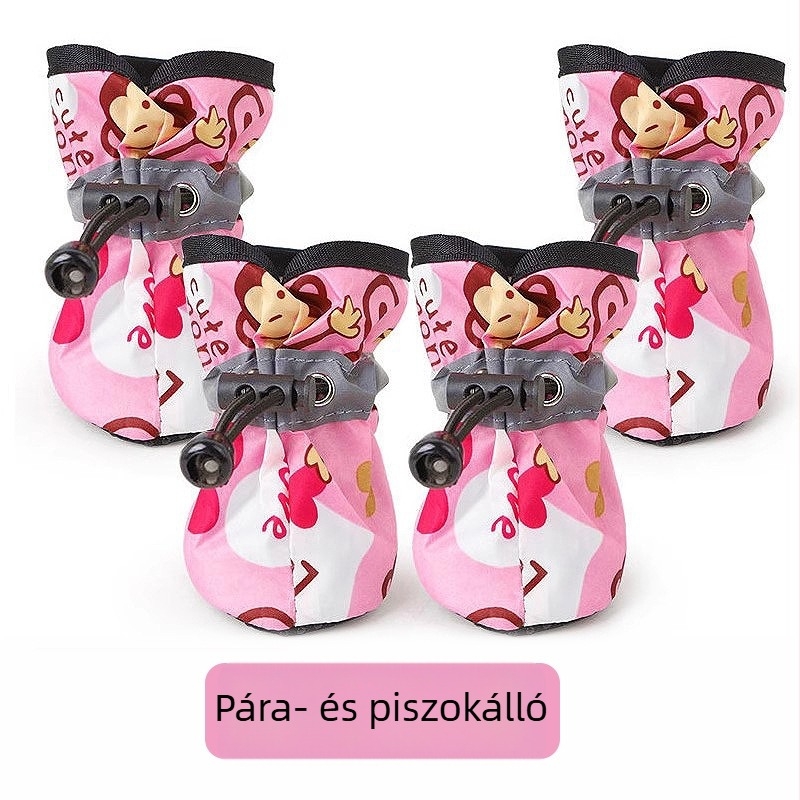 Kutyacipők – nyári, textilből készült, csúszásmentes, meleg