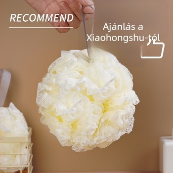 Agger fürdőgömb virág alakú – kettős használat, rendkívül puha, gyerekeknek