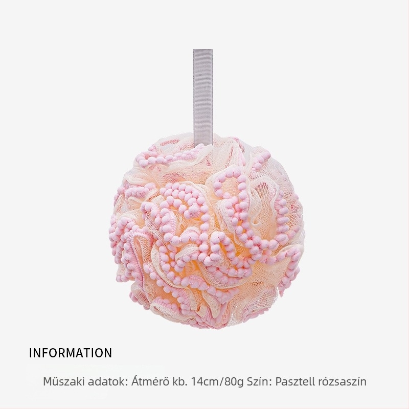 Agger fürdőgömb virág alakú – kettős használat, rendkívül puha, gyerekeknek