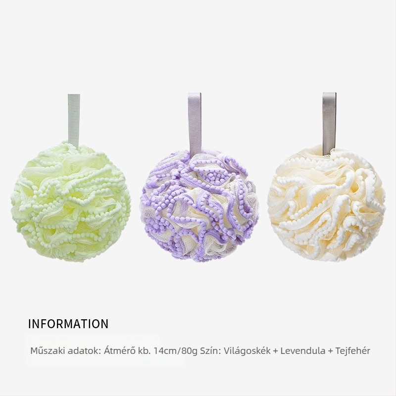 Agger fürdőgömb virág alakú – kettős használat, rendkívül puha, gyerekeknek