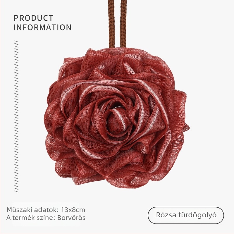 Agger fürdőgömb virág alakú – kettős használat, rendkívül puha, gyerekeknek