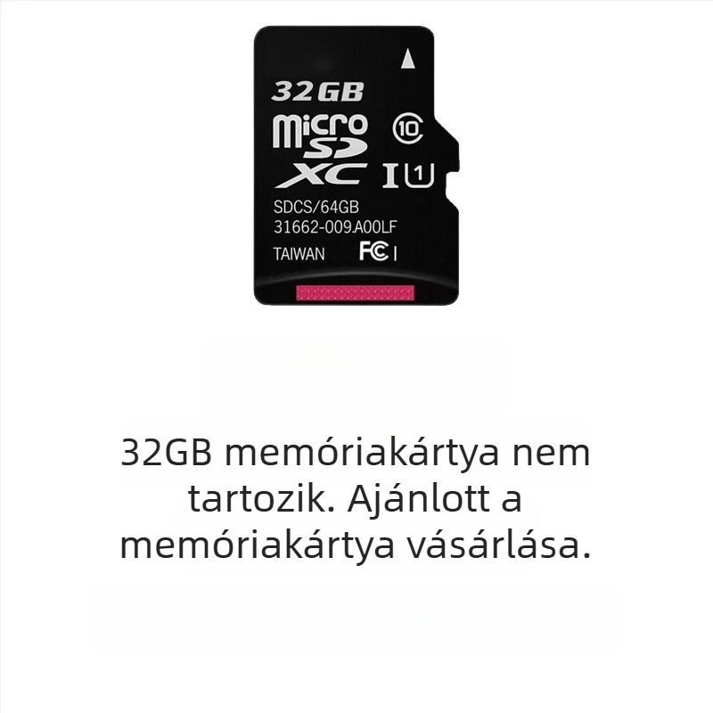 Sportkamera 0,96 hüvelykes LCD-vel, CMOS-szenzorral, elektronikus képstabilizációval, 1-3 órás akkumulátor-üzemidővel, kerékpározás közbeni felvételekhez és háziállatok megfigyeléséhez