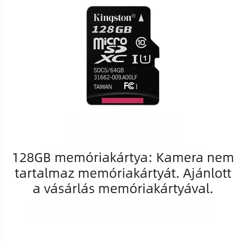 Sportkamera 0,96 hüvelykes LCD-vel, CMOS-szenzorral, elektronikus képstabilizációval, 1-3 órás akkumulátor-üzemidővel, kerékpározás közbeni felvételekhez és háziállatok megfigyeléséhez