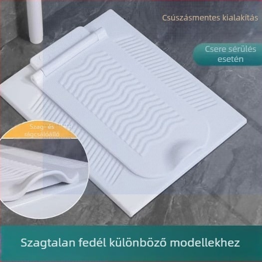 ABS guggolós WC fedél, víztartállyal, elülső lefolyóval, OEM logó, modern dizájn