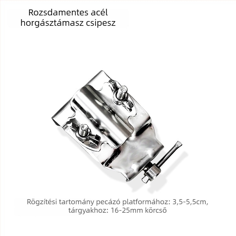 DIY Módosított horgászbot tartó, telefon élő közvetítéshez állvány, éjszakai horgászlámpa, csali tálca